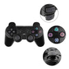 Kit 2 Controles Joystick USB Compatível PS3 com Cabo Carregador