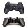 Kit 2 Controles Joystick USB Compatível PS3 com Cabo Carregador
