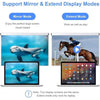 Adaptador USB-C 4 em 1 HDMI VGA para MacBook/iPad Pro