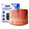 Aromatizador Elétrico 700ml Difusor com Abajur LED e Controle
