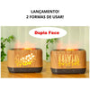 Difusor Aromaterapia Dupla Face Imita Fogo Óleo Essencial