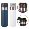 Kit 3 Garrafas Térmica de Aço Inox 800ml Portátil e Resistente