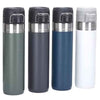Kit 3 Garrafas Térmica de Aço Inox 800ml Portátil e Resistente