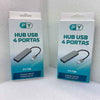 Adaptador Hub USB 4 Portas FY-736 para PC e Notebook