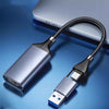 Hub USB 3.0 e USB-C com Saída HDMI 1080p Vídeo e Áudio