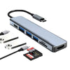 Hub USB-C 7 Portas com HDMI e Micro SD para Windows e Mac