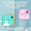 Câmera Infantil Instantânea – Filmadora Full HD e Fotos Instantâneas