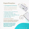 Kit 2 Extensão 5 Tomadas e 4 USB LED Bivolt 110v/220v