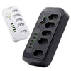 Kit 2 Extensão 5 Tomadas e 4 USB LED Bivolt 110v/220v
