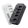 Kit 2 Extensão 5 Tomadas e 4 USB LED Bivolt 110v/220v