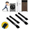 Kit 2 Suportes com Rodinhas Reforçado para Móveis e Eletrodomésticos