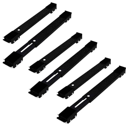 Kit 3 Suportes com Rodinhas Reforçado para Móveis e Eletrodomésticos