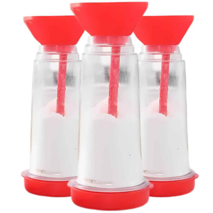 Kit 3 Tapioqueiras Prática com Peneira Armazena e Prepara