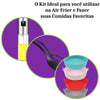 Conjunto de Formas e Utensílios para Receitas na AirFryer