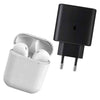 Kit Carregador Turbo Samsung 45W e Fone TWS I12 Bluetooth