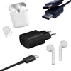 Kit Carregador Turbo Samsung 45W e Fone TWS I12 Bluetooth