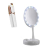 Conjunto Caneta Depiladora e Espelho de Maquiagem com LED