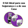 Kit Segurança Câmera Wi-Fi 4K e Speed Dome 360º