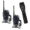 Kit Completo de Aventura com Lanterna e Rádio Baofeng