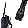 Kit Completo de Aventura com Lanterna e Rádio Baofeng