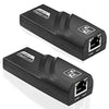 Kit 2 Adaptadores USB 3.0 para RJ45 F3 Rede Ethernet 10/100/1000Mbps