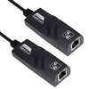 Kit 2 Adaptadores USB 3.0 para RJ45 F3 Rede Ethernet 10/100/1000Mbps