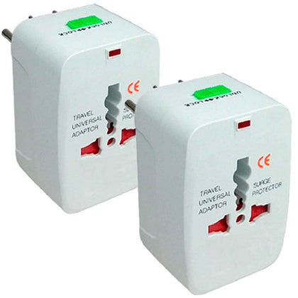 Kit 2 Carregadores Universal de Tomadas Global All-In-One