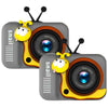 Kit 2 Câmeras Digital Infantil Caracol Fotos e Vídeos com Estilo