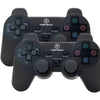 Kit 2 Controles Analógico com Fio Ps2 Joystick