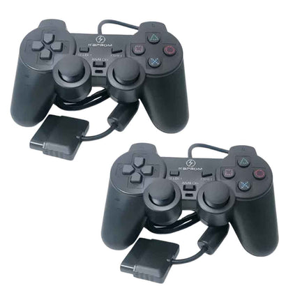 Kit 2 Controles Analógico com Fio Ps2 Joystick