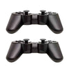 Kit 2 Controles Joystick USB Compatível PS3 com Cabo Carregador