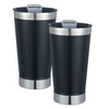Kit 2 Copos Térmicos c/ Abridor e Tampa 473ml Variado