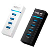 Kit 2 Hub Usb 3.0 Extensor 4 Portas Led Indicador High Speed Hd