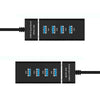 Kit 2 Hub Usb 3.0 Extensor 4 Portas Led Indicador High Speed Hd