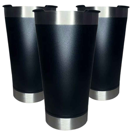 Kit 3 Copos Térmicos Cerveja com Abridor e Tampa 473ml até 17 horas Gelada