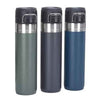 Kit 3 Garrafas Térmica de Aço Inox 800ml Portátil e Resistente