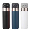 Kit 3 Garrafas Térmica de Aço Inox 800ml Portátil e Resistente