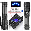 Lanterna Tática XML T9 com Iluminação Potente e Zoom