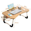 Kit 2 Mesas Dobrável para Notebook com Suporte para Tablet e Copo