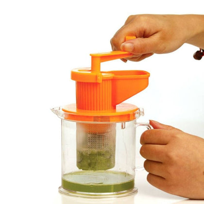 Mini Juicer Manual 400ml Processador de Frutas e Grãos