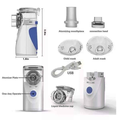 Nebulizador Mesh Compacto Portátil para Família