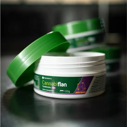 Creme Massageador Cannabiflan Raiz Sativa 120g Relaxante