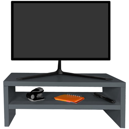 Suporte para Monitor/Notebook com Nicho 40 cm Naiara - Grafite