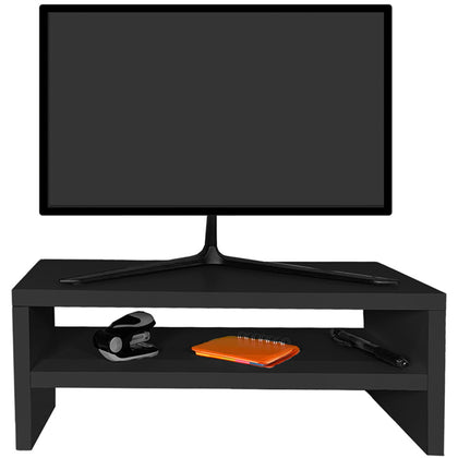 Suporte para Monitor/Notebook com Nicho 40 cm Naiara - Preto