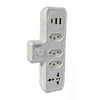 Régua Filtro de Linha 3 Tomadas 2 USB Type-C e 1 Micro USB